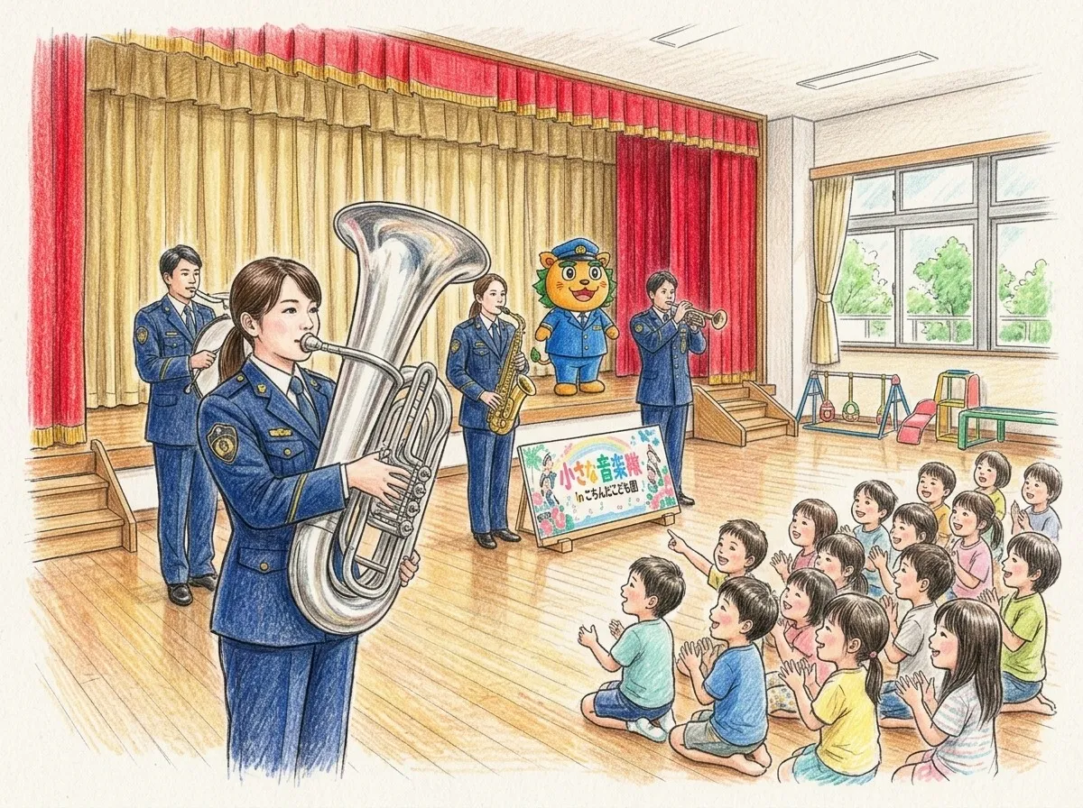 沖縄県警「小さな音楽隊」の演奏会
